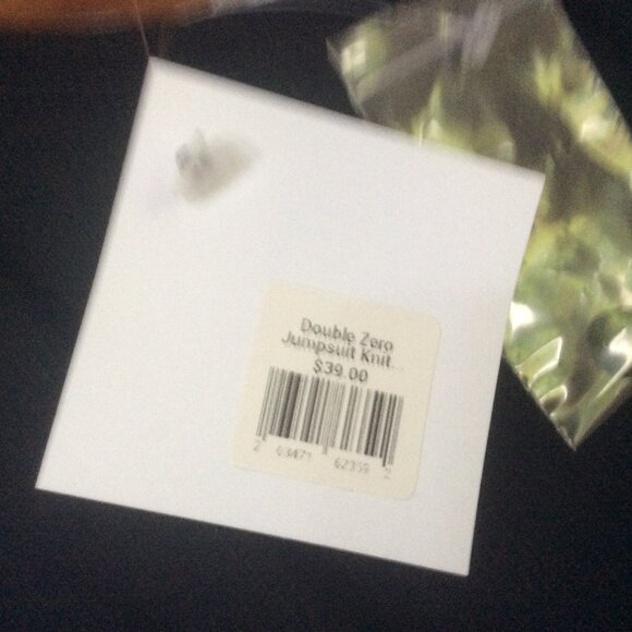 Double Zero NWT Black Knit Cap Sleeve Jumpsuit Lounge Jogger Sz. Mystical Medium - Picture 4 of 5